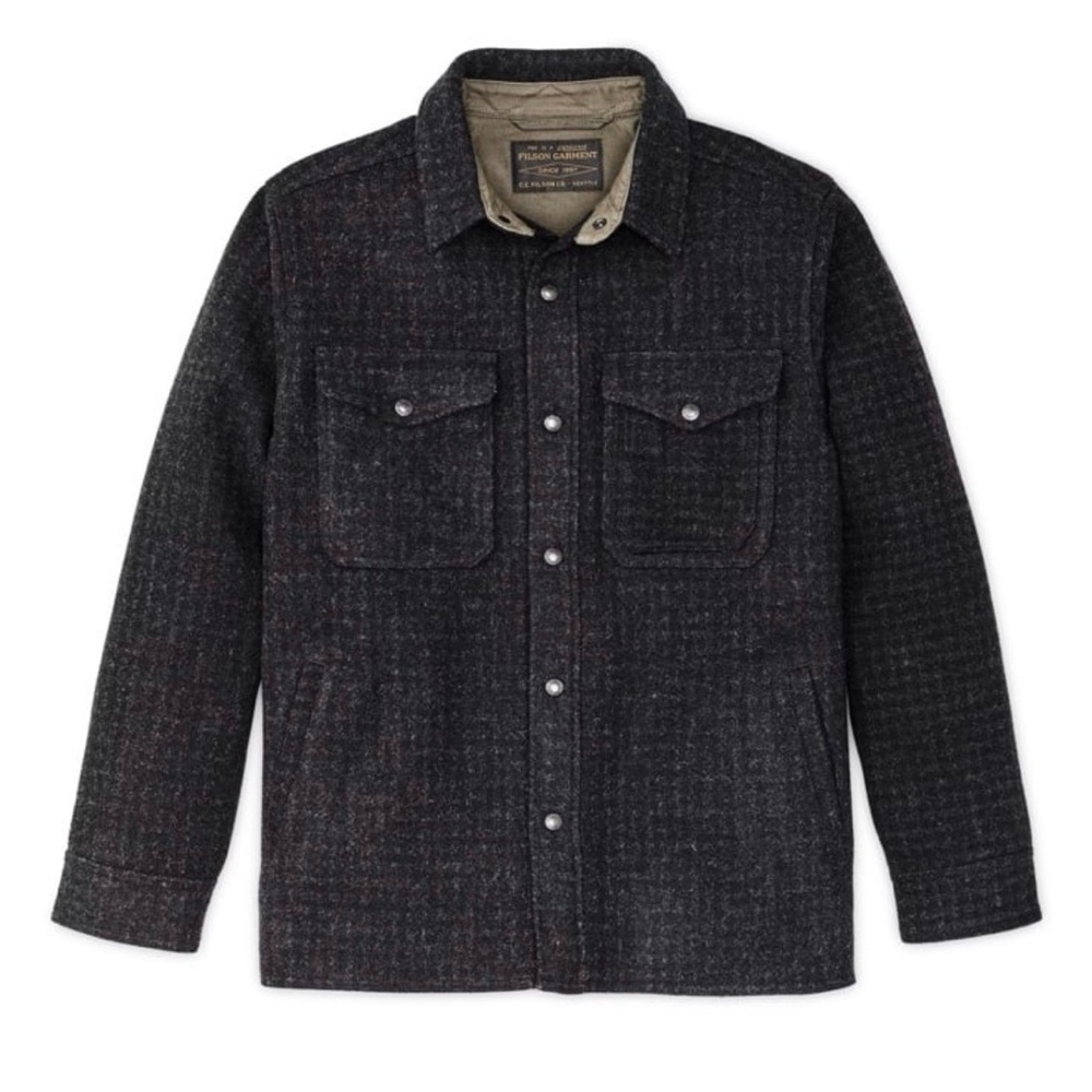 Filson NWT Flannel Lined Mackinaw Wool Jac Shirt | 24 oz wool | XL